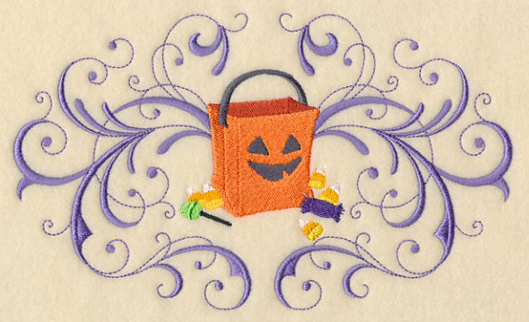 Trick or Treat Bag with Filigree