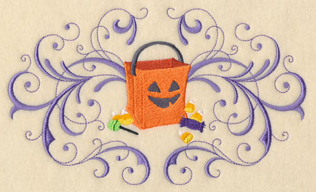Trick or Treat Bag with Filigree