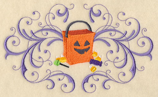 Trick or Treat Bag with Filigree