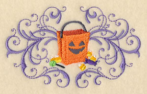 Trick or Treat Bag with Filigree