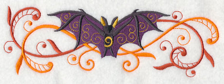 Boo-tiful Bat Potpourri Border