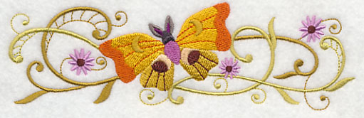 Moth Masquerade Potpourri Border