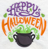 Happy Halloween and Bubbling Cauldron