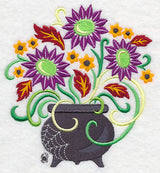 Ghoulish Blooms in Cauldron