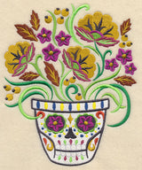 Frightful Flowers in Sugar Skull