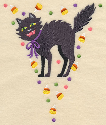 Halloween Bunting - Creepy Cat