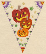 Halloween Bunting - Grinning Pumpkins