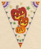 Halloween Bunting - Grinning Pumpkins