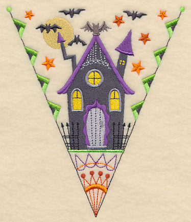 Halloween Bunting - Haunted House