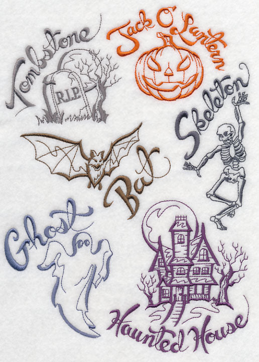 Creepy Halloween Collage