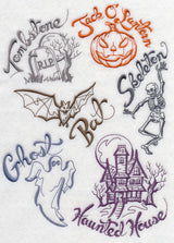 Creepy Halloween Collage