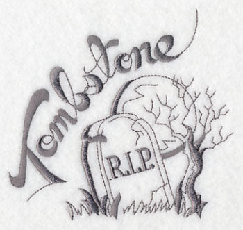 Creepy Halloween Tombstone