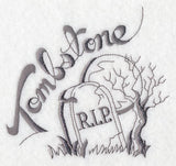 Creepy Halloween Tombstone