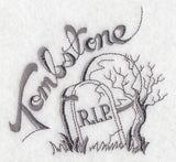 Creepy Halloween Tombstone