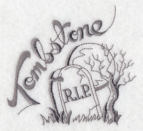 Creepy Halloween Tombstone