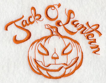 Creepy Halloween Jack-o-Lantern