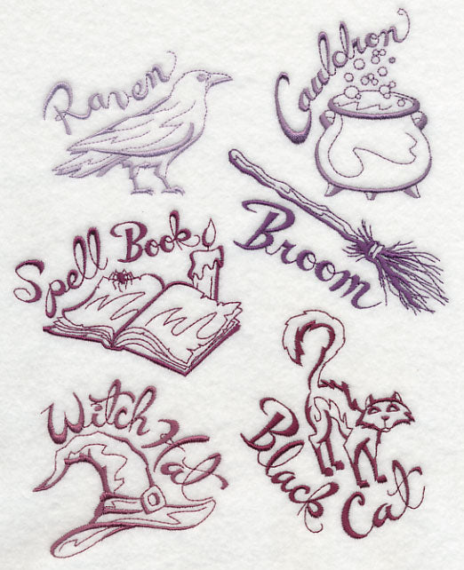 Witchy Halloween Collage