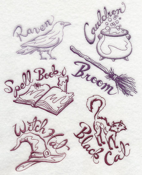 Witchy Halloween Collage