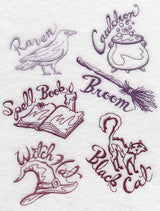 Witchy Halloween Collage