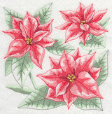 Silent Night Poinsettia Sketch