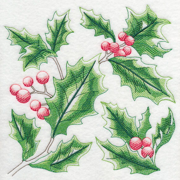 Holly-Jolly Holly Sketch