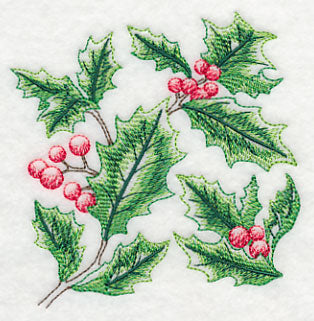 Holly-Jolly Holly Sketch