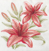 Scarlet Lilies Sketch