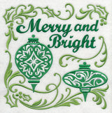 Merry and Bright Christmas Bulbs