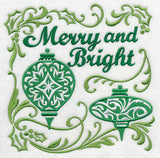 Merry and Bright Christmas Bulbs