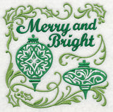 Merry and Bright Christmas Bulbs