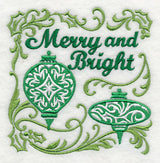 Merry and Bright Christmas Bulbs