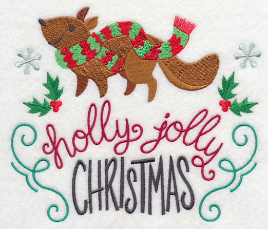 Holly Jolly Christmas Squirrel