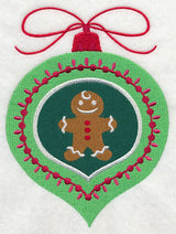 Christmas Ornament with Sweet Gingerbread