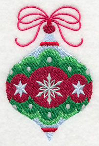 Christmas Ornament with Snowflake