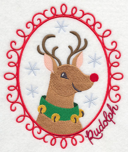 Christmas Cameo - Rudolph
