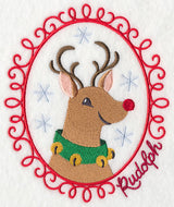 Christmas Cameo - Rudolph