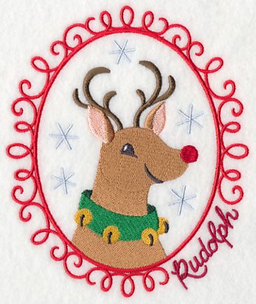 Christmas Cameo - Rudolph