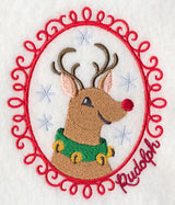 Christmas Cameo - Rudolph