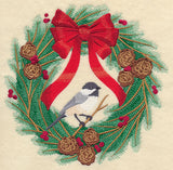 Chickadee-dee Christmas Wreath