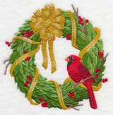 Christmas Cardinal Wreath