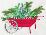Christmas Flower Cart - Mistletoe