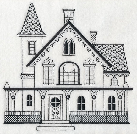 Victorian Dashwood House (Blackwork)