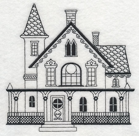 Victorian Dashwood House (Blackwork)