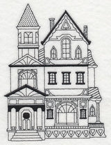Victorian Mansfield House (Blackwork)