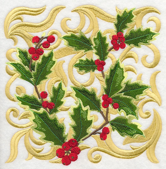 Blooming Holly Square