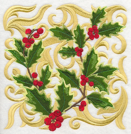 Blooming Holly Square