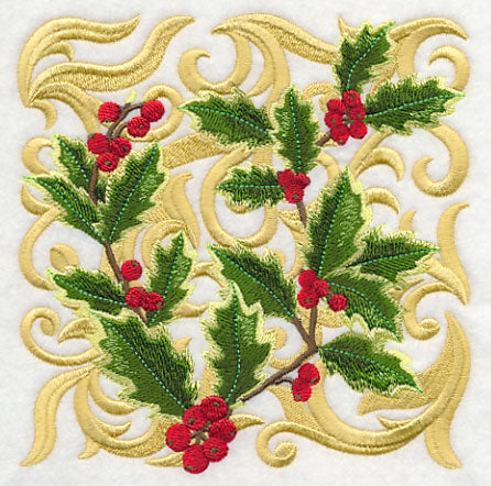 Blooming Holly Square