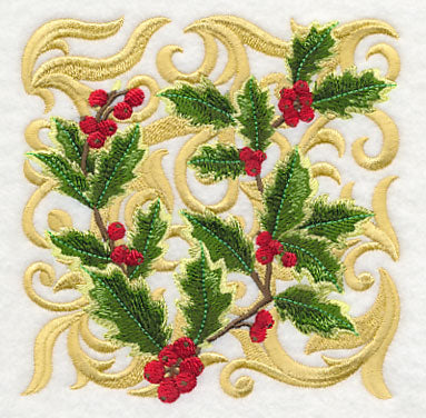 Blooming Holly Square