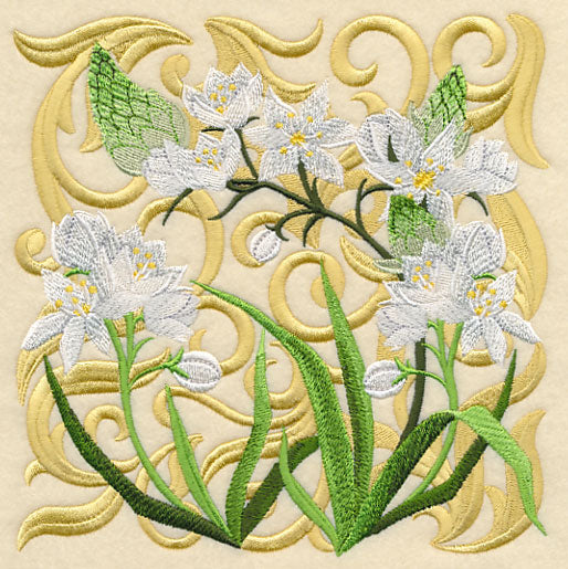 Blooming Star of Bethlehem Square