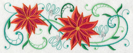 Poinsettia Potpourri Border